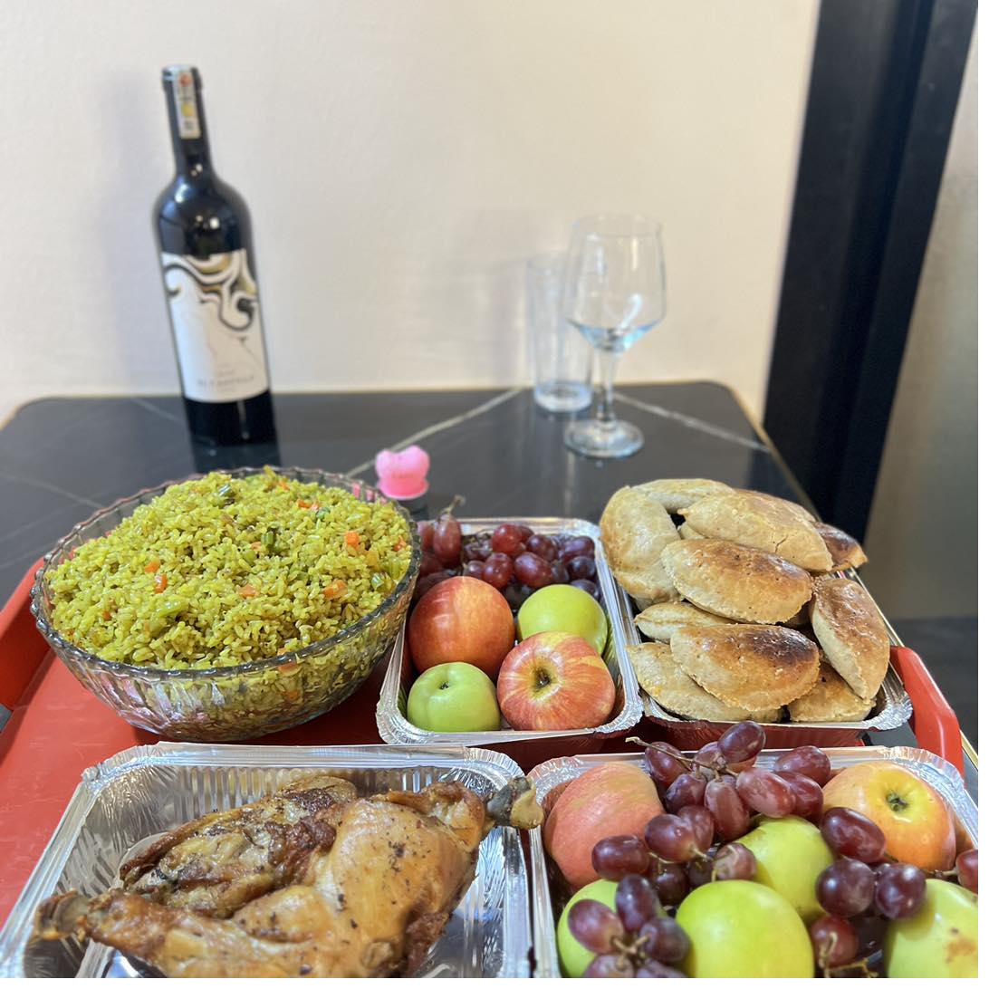 Breakfast spread